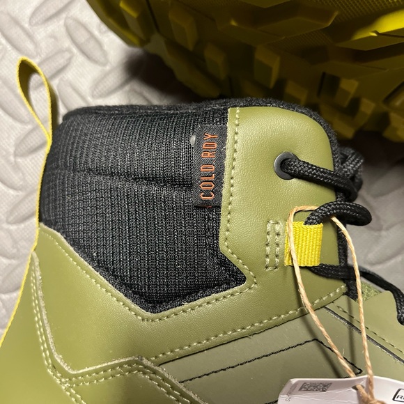 Adidas Terrex Unity Leather Mid Cold RDY Men's 13 Hiking Boots Olive NEW… - Picture 10 of 14